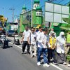Picu Kecelakaan, Median Jalan di Depan SPN Polda Jatim Dibongkar