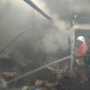 Ruko di Pasar Dlanggu Terbakar, Api Diduga Akibat Pembakaran Sampah