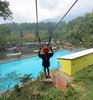 Ubalan Waterpark Pacet Hadirkan Flying Fox, Gratis Selama Masa Uji Coba