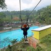 Ubalan Waterpark Pacet Hadirkan Flying Fox, Gratis Selama Masa Uji Coba