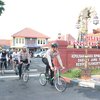 Kampanyekan Bersepeda, Satlantas Polres Mojokerto Kota dan Minitrek Minion Gowes Bareng