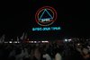 Drone Show Hiasi Langit Mojokerto di Malam Puncak Bulan PRB 2025
