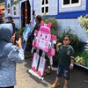Pos Pelayanan Bertema Robocar Poli Meriahkan Pengamanan Nataru di Pacet Mojokerto
