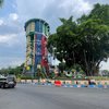 Ikon Jombang Kota Santri, Menara Air Ringin Contong Diubah Warna   