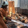 Efek Bakar Sampah, Dapur Rumah Warga Ngoro Ikut Terbakar