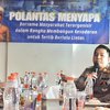 Kampanye Tertib Berlalu Lintas, Polantas Polres Gresik Ngopi Bareng Wartawan