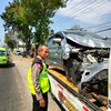 Laka Beruntun 3 Kendaraan di Singosari Malang, Warga Sidoarjo Mengalami Patah Kaki