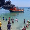 Kapal Motor Pengangkut Solar di Pulau Gili Ketapang Terbakar