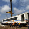 Rangkaian Kereta Anjlok di Stasiun Malang Kota Lama Baru Dua Gerbong Berhasil Dievakuasi