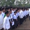 Ribuan Santri Tebuireng Upacara Peringatan Hari Santri 2023