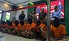 Lakukan Penganiayaan dan Perampasan, Komplotan 12 Bandit Jalanan Kota Mojokerto Diringkus