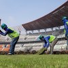 Persiapan Piala Dunia U-20, Rumput Stadion GBT Mulai Dikupas