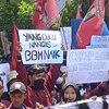 Total Kenaikan BBM, IMM Gelar Demo di DPRD Lamongan
