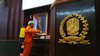 COVID-19, Gedung DPRD Jatim Disemprot Disinfektan