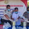 Kejari Mojokerto Musnahkan Sabu, Ganja hingga Ratusan Juta Uang Palsu