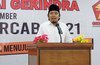 Ketua Fraksi Gerindra DPRD Jatim Gus Fawaid Ajak Pekerja Migran Indonesia Doakan Partai Gerindra di HUT ke-15
