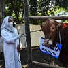 Serahkan Hewan Kurban, Ini Kata Ning Ita di Momen Hari Raya Iduldaha