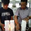 Mahasiswa ITS Mampu Ciptakan Lampu Hias Canggih dari Bahan Pecah Belah