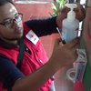 PMI Jember Sebar Cairan Antiseptik di Tempat Fasilitas Umum