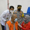 Warga Binaan Lapas Kelas I Madiun Disuntik Vaksin Booster