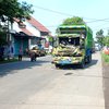 Rem Blong, Truk Bermuatan Koral Tabrak Truk Lain di Mojokerto