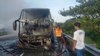 Bus Pahala Kencana Terbakar, Ini Penyebabnya