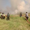 Diduga Bakar Rumput, Lahan Kosong 1,5 Hektar di Ngoro Mojokerto Terbakar