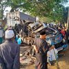 Kecelakaan Maut Libatkan Dua Mobil Elf dan Towing, Enam Orang Tewas