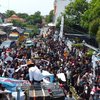Ratusan Orang Demo Dugaan Jual Beli Jabatan Pj Kades di Sampang