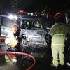 Diduga Overheat, Honda Mobilio Terbakar di Jalan Gembong Surabaya