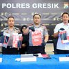 Polres Gresik Bongkar Jaringan Pengedar Sabu Lintas Pulau
