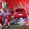 Lakalantas Tunggal di Jalan Darmo Surabaya, Honda Brio Ringsek