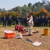Satpol PP dan DPRD Jatim Tingkatkan Kemampuan Relawan Damkar di Jombang
