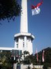 Bendera Raksasa Hampir Gagal Berkibar Di Menara MAS