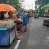 Cegah Covid-19, Pedagang Pasar Pegirian Surabaya Dipindah dan Diberi Jarak Antar Lapak