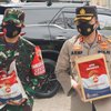 PPKM Darurat, Polres dan Kodim Gresik Distribusikan 52 Ton Beras
