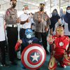 Ada <em>Captain</em> <em>America</em> dan <em>Iron</em> <em>Man</em> dalam Vaksinasi Anak di Gresik