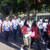 Lewat Jalan Sehat, Satlantas Polres Probolinggo Ajak Masyarakat Tertib Berlalu Lintas di Jalan