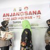 HUT Ke-72, Polwan Polresta Mojokerto Peduli Purnawirawan di Tengah Pandemi Covid-19