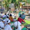 Perayaan Nyepi di Mojokerto Tanpa Ritual Pencucian Alat Ibadah Ogoh-ogoh