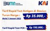 Mulai 1 Januari 2022, Tarif Rapid Test Antigen di Wilayah Daop 8 Ikut Turun