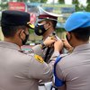 Operasi Zebra Semeru, Polres Probolinggo Justru Siapkan Layanan Vaksin Drive Thru