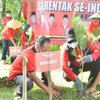 Gus Yani Ikuti Tanam Pohon Bersama Partai Pengusung Dirinya, PDI Perjuangan