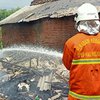 Rumah di Mojokerto Ludes Terbakar