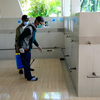 Antisipasi Virus Corona, Penyemprotan Disinfektan Mulai Dilakukan di Beberapa Titik