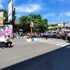 HUT Kemerdekaan RI ke-77, Polisi di Ponorogo Ajak Pengguna Jalan Upacara di Tengah Jalan
