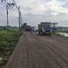 Perbaikan Jalan Sukodadi-Paciran Lamongan Dilanjutkan Pengecoran