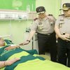 Baru Jabat, Kapolda Jenguk Anggota yang Jadi Korban Kecelakaan
