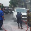 Ditinggal Parkir di Depan WArung, Mobil Warga Mojokerto Terbakar