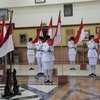 12 Anggota Paskibraka Siap Jalankan Mandat Upacara HUT ke-76 RI di Halaman Balai Kota Surabaya